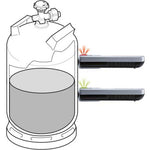 Filling level display for gas cylinders