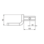 HAYMAN REESE SOLID TOW BALL MOUNT 40MM SQUARE SHANK 1600KG RATED 21128