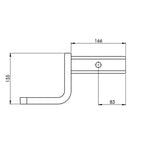 HAYMAN REESE TOW BALL MOUNT 50MM SQUARE SHANK 2500KG RATED_21167