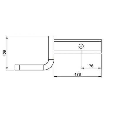HAYMAN REESE TOW BALL MOUNT 50MM SQUARE SHANK 3000KG RATED_21232