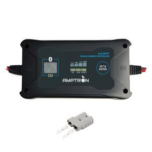 Amptron 30A MPPT Solar Controller 12/24V w/ Bluetooth