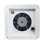 Moisture-proof 12V fan vent with tinted lid