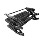 Manual trailer step for safe caravan access
