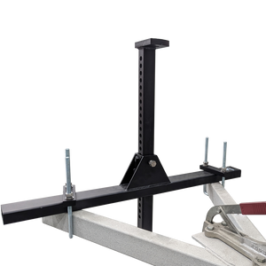 A-Frame mounted accessories carrier for camping gear