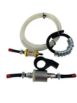 Exhaust outlet and air intake on Born To Roam Gen4 diesel heater