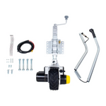 Electric trailer mover with swivel mount for heavy loads