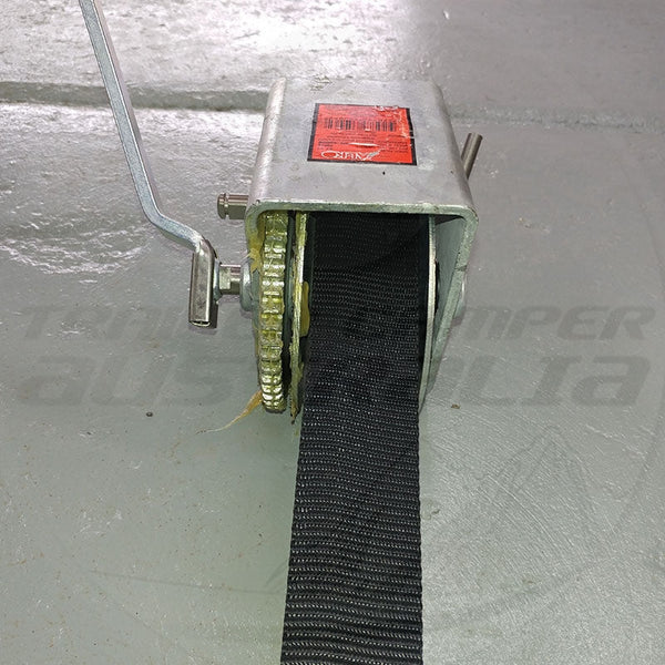 ALKO Premium Marine Winch 700kg Capacity - 5:1 & 1:1 - 50mm x 6 Meter Webbing