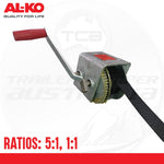 ALKO Premium Marine Winch Webbing 700kg Capacity - 5:1 & 1:1 - 50mm x 6 Meter Webbing