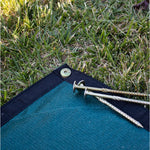 Peg flush with camping mat
