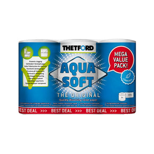 Aqua Soft Toilet Paper 2-Ply Roll – Caravan & Septic Safe