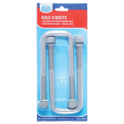 Ark U-bolt 40mm x 130mm Set of 2