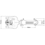 Ark ORXOF50 3.5 Tonne XO Off Road Coupling Quick Hitch Brake Arm & Base Plate