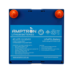 Amptron 12V 32Ah LiFePO4 Battery and Charger Combo kit