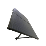 Folded 160W solar panel with carry handles