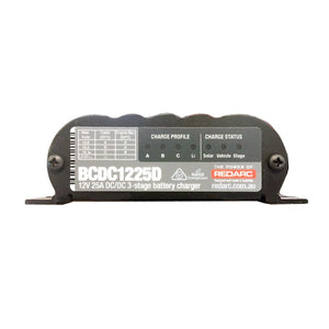 Redarc Dual battery DC to DC Charger 25a BCDC1225D