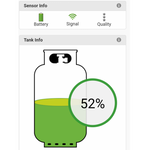 BMPRO SmartSense Premium Twin Gas Bottle Level Monitor in Use