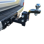Brutus 3.5T Adjustable Hitch 3" Drop Rise with 50mm Tow Ball & Lock