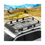 Giantz Universal Car Roof Rack Basket Luggage Vehicle Cargo Carrier 160cm Black