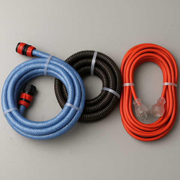 TCA Caravan Starter Pack – 15AMP Lead, Sullage Hose & Food Grade Water Hose