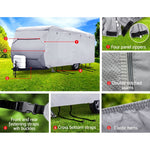 18-20ft Caravan Cover Campervan 4 Layer UV Waterproof