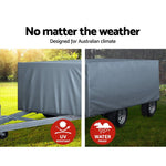 8-10 ft Camper Trailer Travel Cover Tent 2.4-3m Caravan Swan