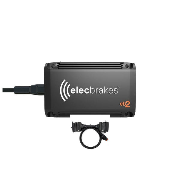 Elecbrakes Electric Brake Controller New Model eB2 with 12 pin male 12 pin female adaptor plug
