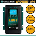 Enerdrive ePOWER 12V 40A DC to DC 12V Battery Charger MPPT Solar