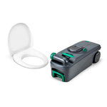 Waste cassette tank for LH/RH toilets