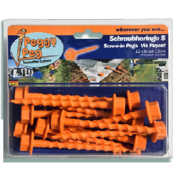 SMALL SCREW IN PEGGY PEG 12 PCS