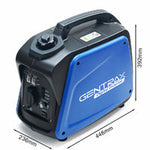 GenTrax 1.2kW Pure Sine Wave Petrol Inverter Camping Generator