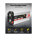 Giantz 1500W Puresine Wave DC-AC Power Inverter