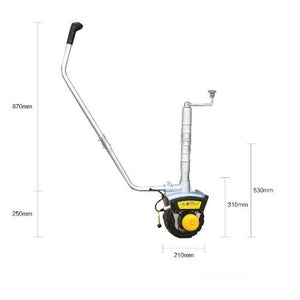 550W Jockey Wheel 8" Electric Mini Mover