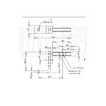 MISTER HITCHES 1800KG ADJUSTABLE BALL MOUNT - 40MM SHANK