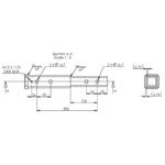 MISTER HITCHES Multi-fit 7" - 12" Hitch Extender Fits 2" x 2" Receivers
