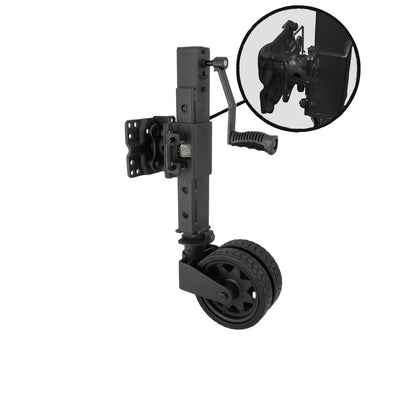 ARK XO750TB Jockey Wheel Black – Heavy Duty Tube Mount Design