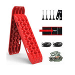 X-BULL 2PCS RED Recovery Tracks Snow Tracks Mud tracks 4WD