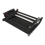 Foldable electric step for motorhomes