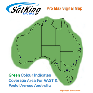 Satking ProMax Auto Motorised Satellite Dish with Vast TV + DVBS2-980CA Receiver