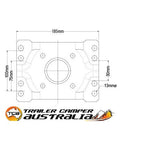 Ark Jockey Wheel Swivel Clamp SCL8