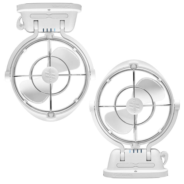 Caframo Sirocco II 12V 24V Fan - White Colour Twin Pack