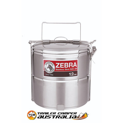 ZEBRA TIERED ROUND FOOD CARRIER