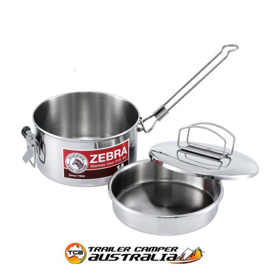 ZEBRA ROUND LUNCH BOX