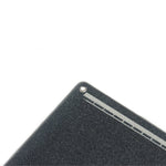 Back view of panel with junction box and cables