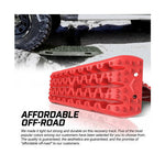 X-BULL 2PCS RED Recovery Tracks Snow Tracks Mud tracks 4WD