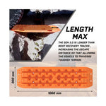 X-BULL 2PCS ORANGE Recovery Tracks Snow Tracks Mud tracks 4WD