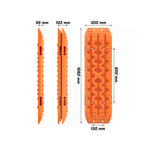 X-BULL 2PCS ORANGE Recovery Tracks Snow Tracks Mud tracks 4WD