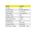 Voltech DC-DC Charger + MPPT Voltech 10V-50V (30A)