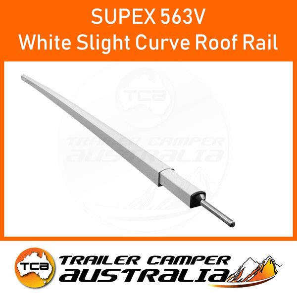 Supex Slight Curve Roof Rail White