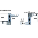 Heavy-Duty 150mm Hitch by Black Jack Centurion Series