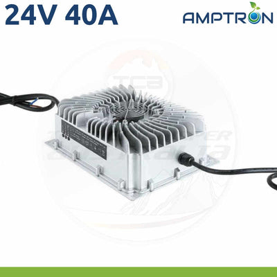 Amptron 40A 24V 240V IP65 Lithium Battery Charger
